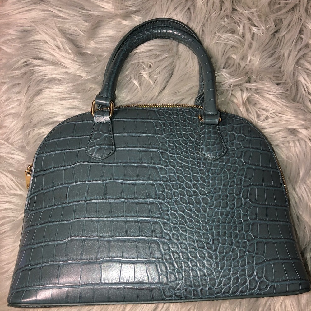 COPY - Detachable crossbody Green textured bag